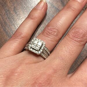 Wedding Ring set: His and hers